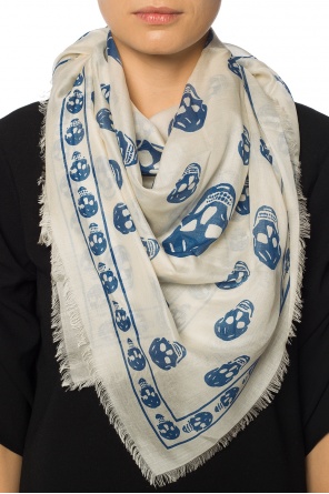 Skulls motif scarf, zdjęcie 2 Skulls motif scarf od Alexander McQueen